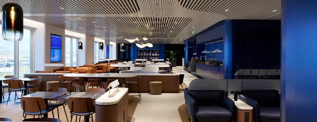 Die Business Lounge von Aegean Airlines