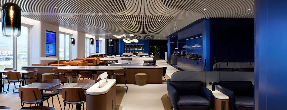 Die Business Lounge von Aegean Airlines